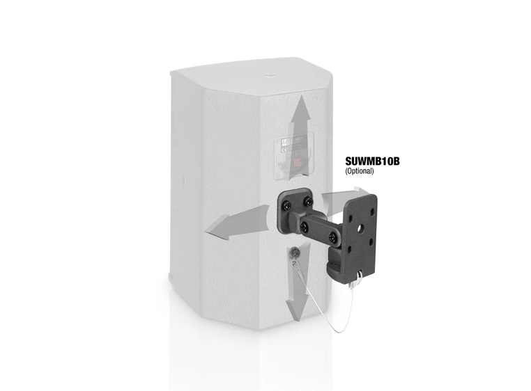 LD Systems SAT 62 G2 - 6.5" Installation Passive Installation Monitor - black 